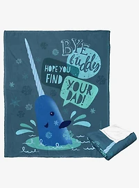 Elf Hope You Find Your Dad Silk Touch Throw Blanket