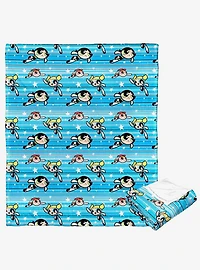 Powerpuff Girls Flying Fast Silk Touch Throw Blanket
