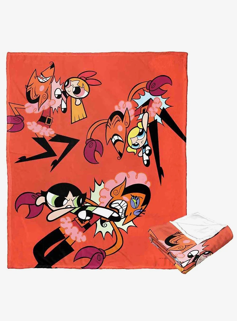Powerpuff Girls Get Him Silk Touch Throw Blanket