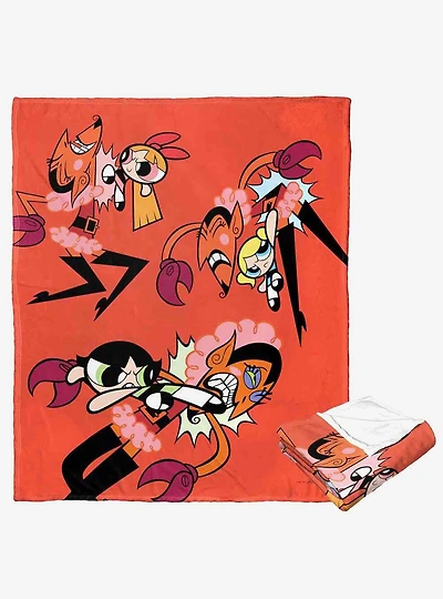 Powerpuff Girls Get Him Silk Touch Throw Blanket