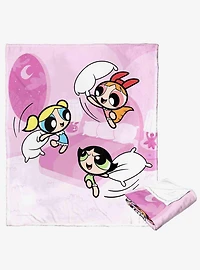 Powerpuff Girls Super Powered Pillowfight Silk Touch Throw Blanket