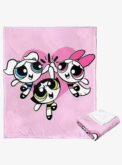 Powerpuff Girls Power Puff Together Silk Touch Throw Blanket