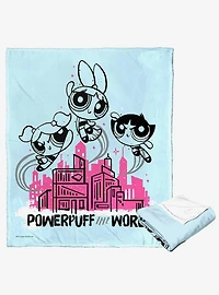 Powerpuff Girls Saving The World Silk Touch Throw Blanket