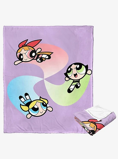 Powerpuff Girls Super Swirl Silk Touch Throw Blanket