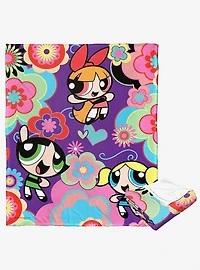 Powerpuff Girls Flower Exploosion Silk Touch Throw Blanket