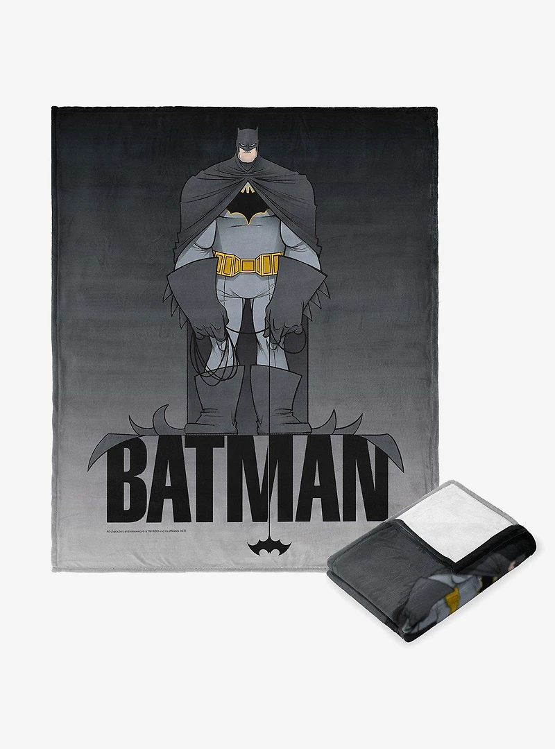 WB 100 Avenger Of Gotham Silk Touch Throw Blanket