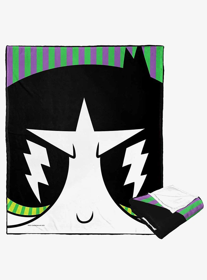 Powerpuff Girls Buttercup Lightning Eyes Silk Touch Throw Blanket