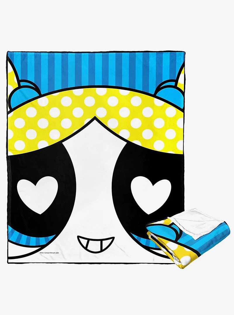 Powerpuff Girls Bubbles Heart Eyes Silk Touch Throw Blanket