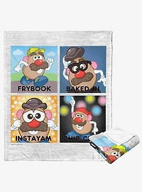 Mr. Potato Head Social Media Silk Touch Throw Blanket