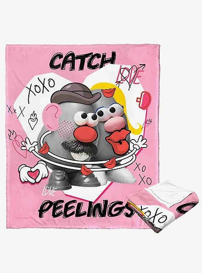 Mr. Potato Head Catch Peelings Silk Touch Throw Blanket