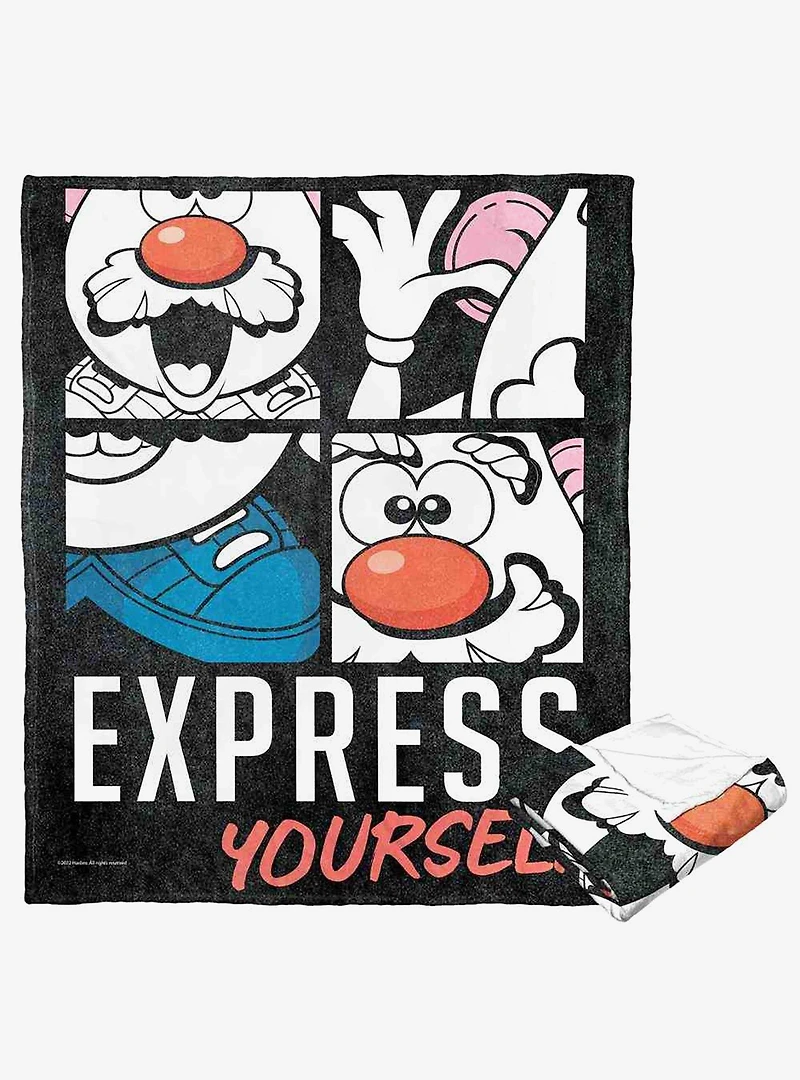 Mr. Potato Head Express Yourself Silk Touch Throw Blanket