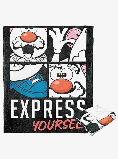 Mr. Potato Head Express Yourself Silk Touch Throw Blanket