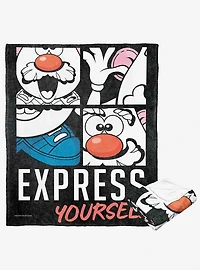 Mr. Potato Head Express Yourself Silk Touch Throw Blanket