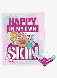 Mr. Potato Head Happy In My Own Skin Silk Touch Throw Blanket