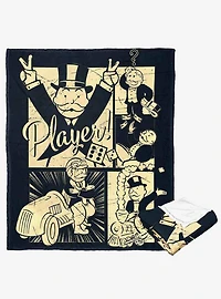 Monopoly Player Silk Touch Throw Blanket