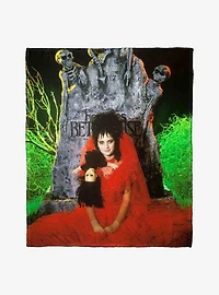 Beetlejuice Here Lies Beetlejuice Silk Touch Throw Blanket