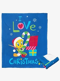 Looney Tunes I Love Christmas Silk Touch Throw Blanket