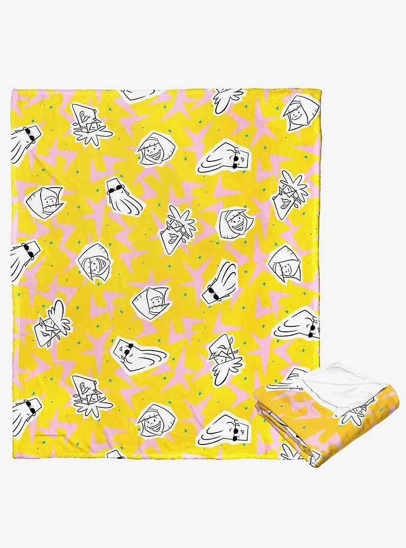 Johnny Bravo Johnny And Friends Silk Touch Throw Blanket