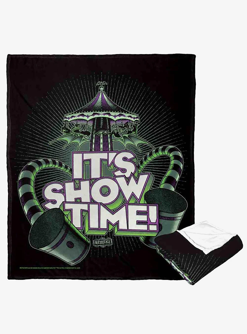 Beetlejuice Showtime Silk Touch Throw Blanket