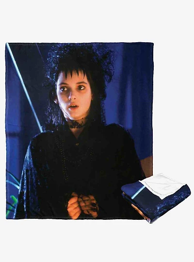 Beetlejuice Strange Lydia Silk Touch Throw Blanket