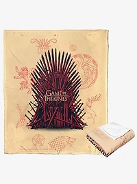 Game Of Thrones Iconography Silk Touch Throw Blanket
