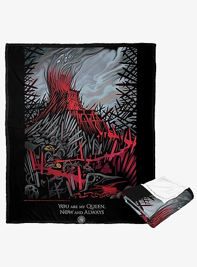 Game Of Thrones My Queen Silk Touch Throw Blanket