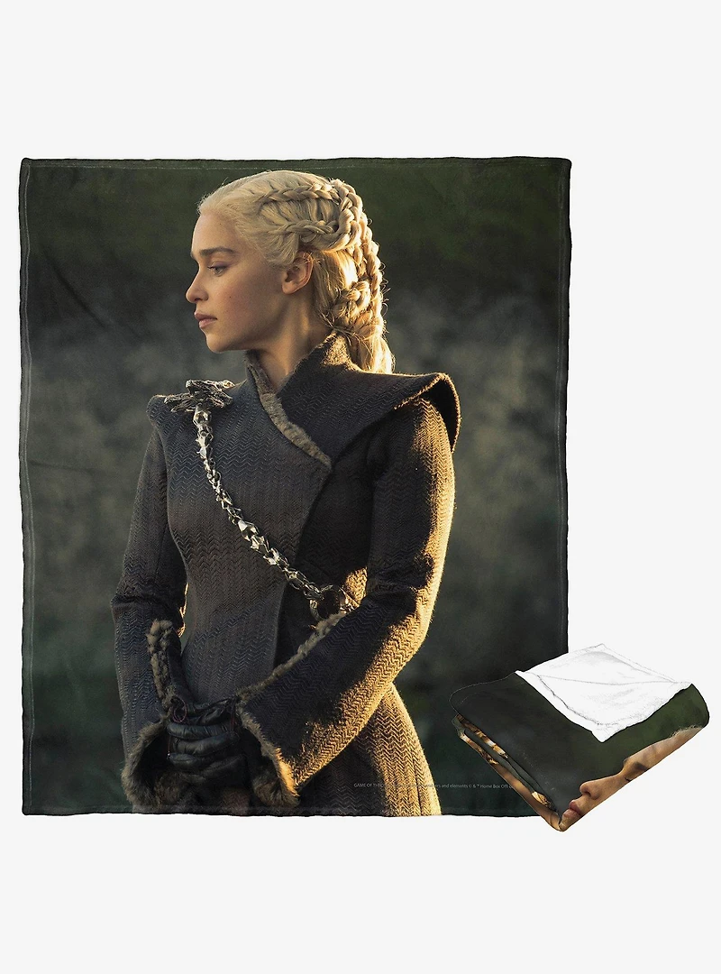 Game Of Thrones Queen Daenerys Silk Touch Throw Blanket