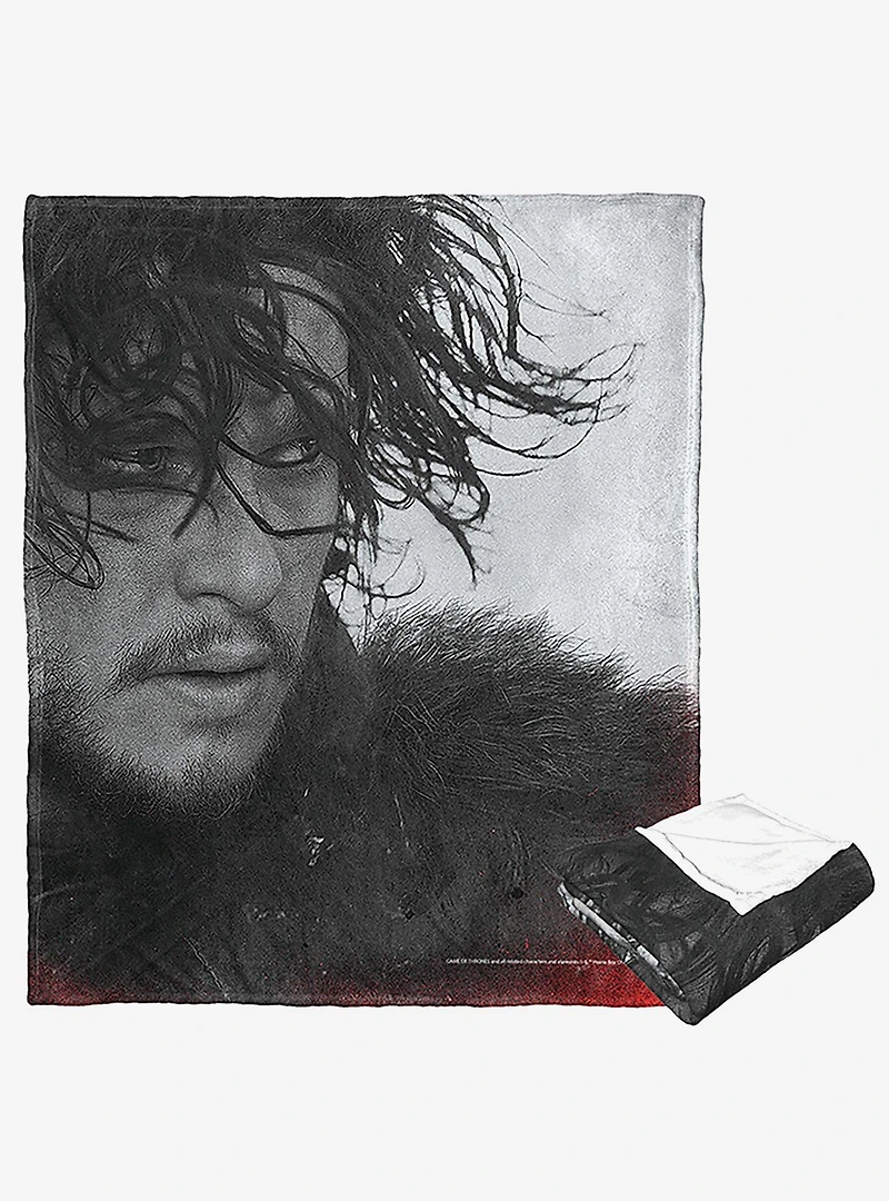 Game Of Thrones Jon Season 4 Silk Touch Throw Blanket