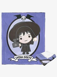 Beetlejuice Ghost Photographer Silk Touch Throw Blanket