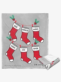 Friends Friends Stockings Silk Touch Throw Blanket