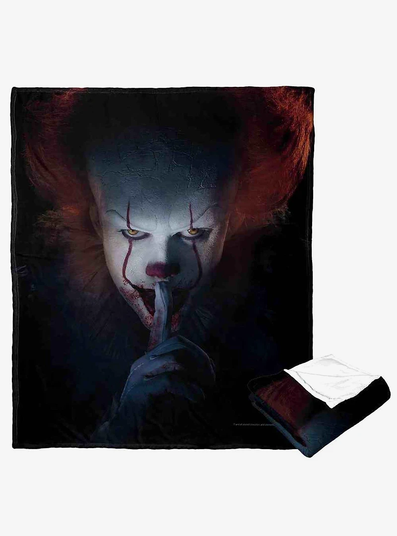 It Chapter 2 Quiet Down Silk Touch Throw Blanket