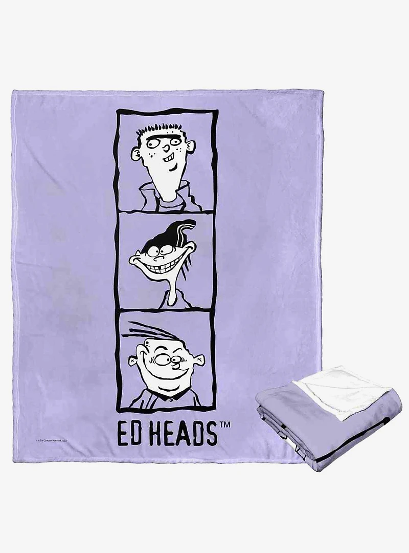 Ed Edd N Eddy Ed Heads Silk Touch Throw Blanket