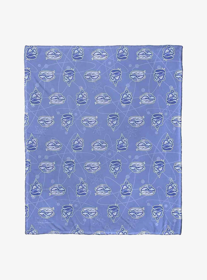 Dexter's Laboratory Dexter Versus Mandark Silk Touch Throw Blanket