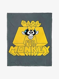 Dexter's Laboratory Dial M For Monkey Silk Touch Throw Blanket