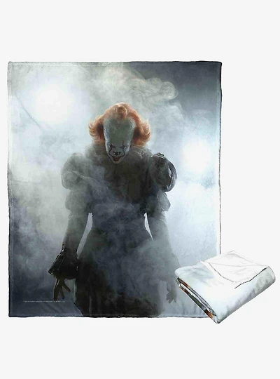 It Chapter 2 Smokey Clown Silk Touch Throw Blanket