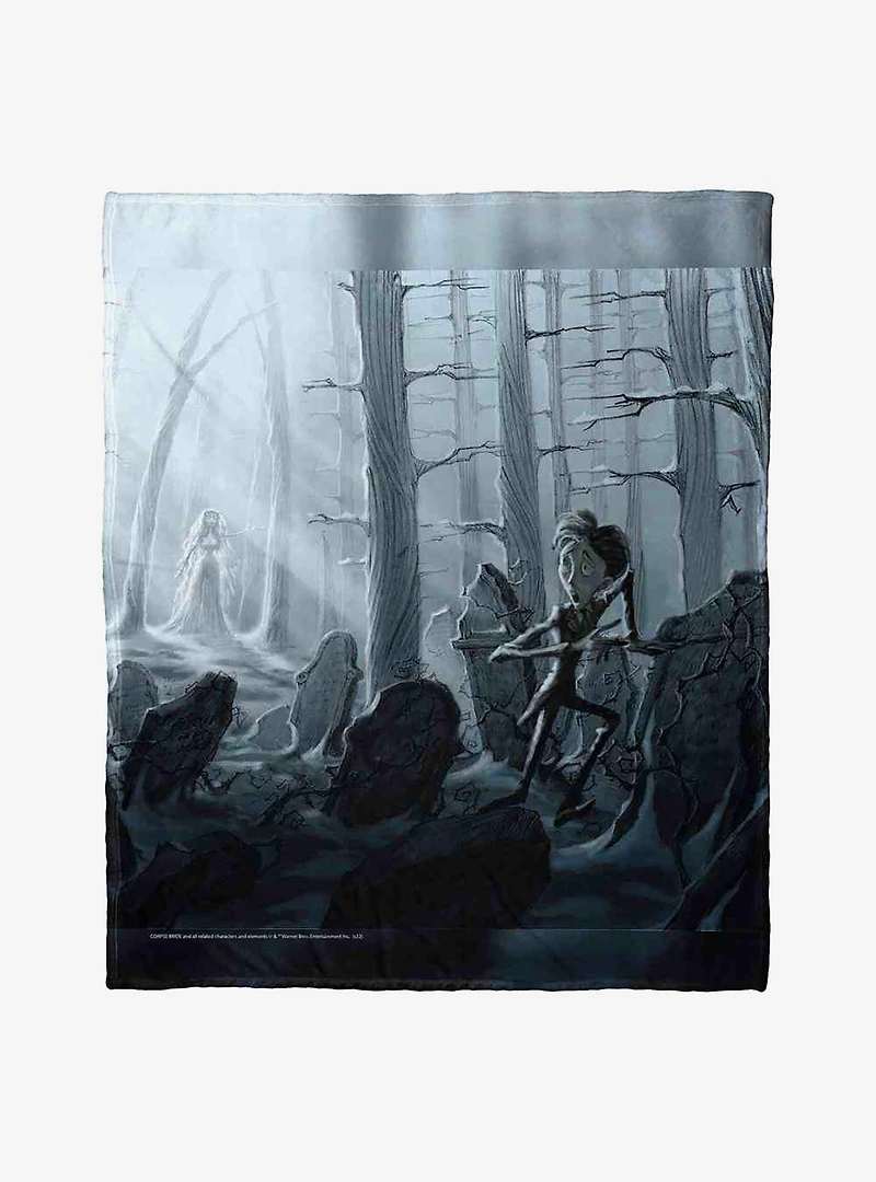 Corpse Bride Love Of The Chase Silk Touch Throw Blanket