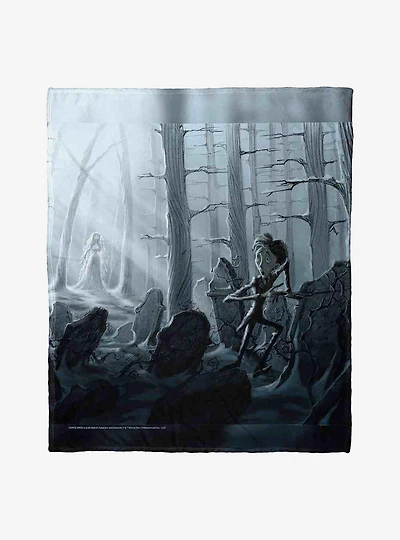 Corpse Bride Love Of The Chase Silk Touch Throw Blanket