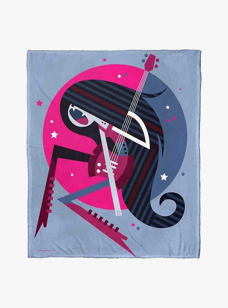 Adventure Time Rock On Marcy Silk Touch Throw Blanket