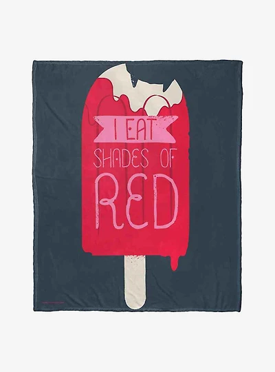 Adventure Time Shades Of Red Silk Touch Throw Blanket
