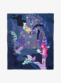 Adventure Time Songs In The Garden Silk Touch Throw Blanket