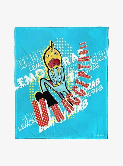 Adventure Time Unacceptable Comic Silk Touch Throw Blanket
