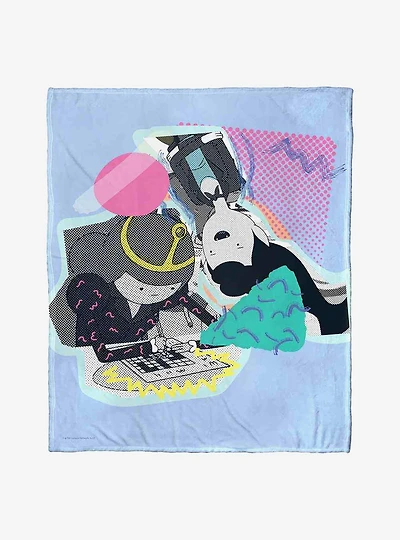 Adventure Time Unlikely Besties Silk Touch Throw Blanket