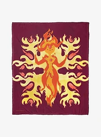 Adventure Time Fired Up Silk Touch Throw Blanket