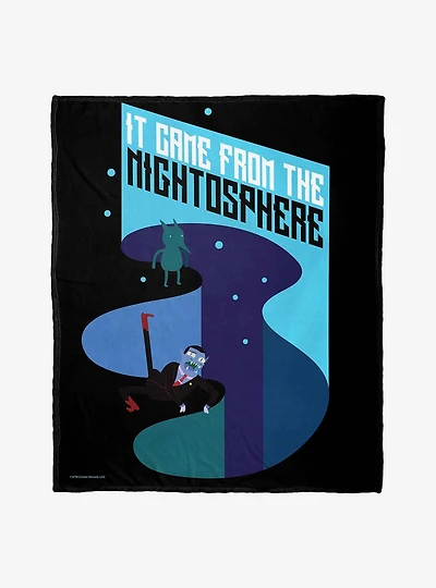 Adventure Time It Came From The Nightosphere Silk Touch Throw Blanket