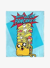 Adventure Time Makin Bacon Pancakes Silk Touch Throw Blanket