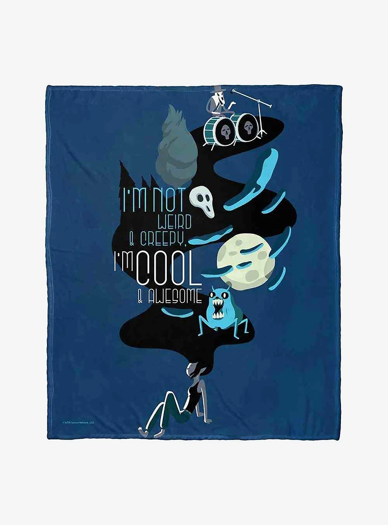 Adventure Time Cool And Awesome Silk Touch Throw Blanket