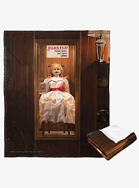 Annabelle Positively Do Not Open Silk Touch Throw Blanket