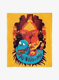 Adventure Time All Warmed Up Inside Silk Touch Throw Blanket