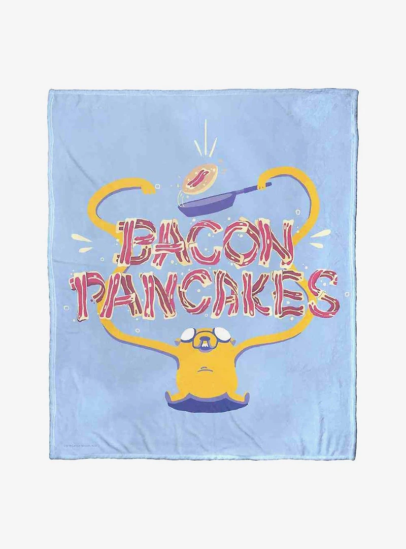 Adventure Time Bacon Pancakes Silk Touch Throw Blanket