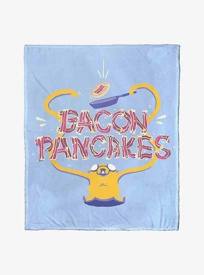 Adventure Time Bacon Pancakes Silk Touch Throw Blanket